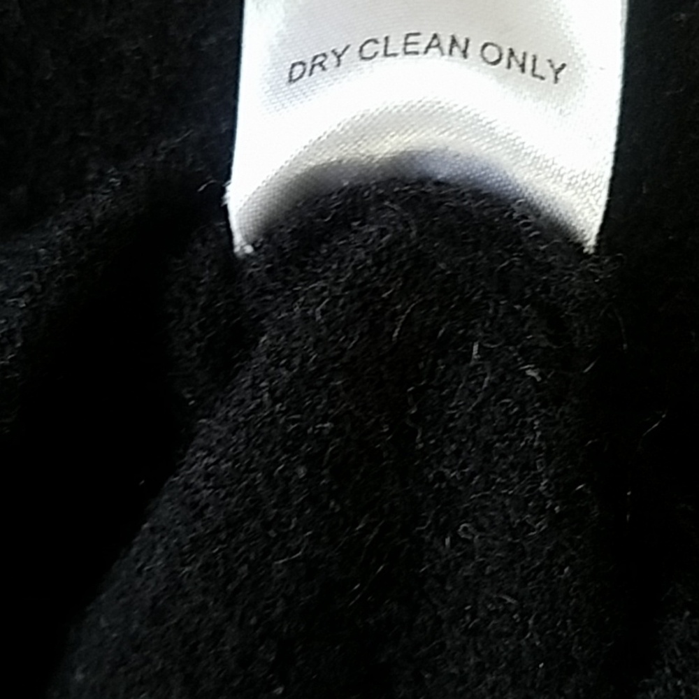 Solid Black 100%  CASHMERE SWEATER by  KIER +J - Picture 3 of 8